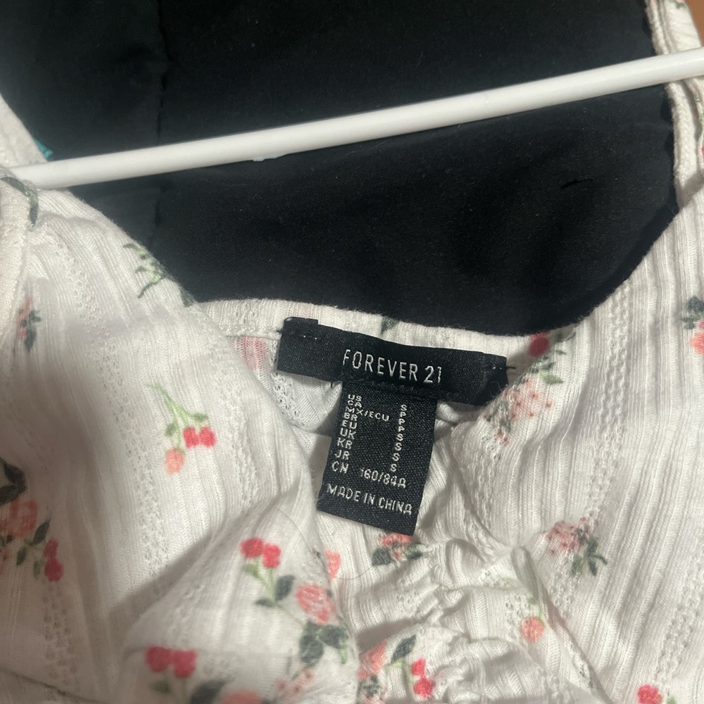 Floral Ruched Tank Top - Picture 3 of 3